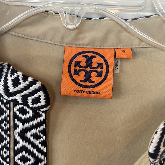 Tory Burch Stretch Cotton Dress Size 8 - Picture 2 of 3